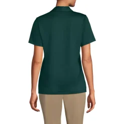 School Uniform Women's Short Sleeve Rapid Dry Sport Neck Polo Shirt