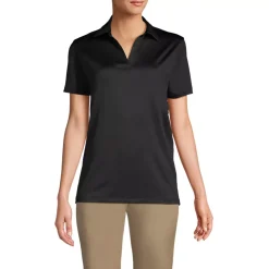 School Uniform Women's Short Sleeve Rapid Dry Sport Neck Polo Shirt