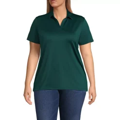 School Uniform Women's Short Sleeve Rapid Dry Sport Neck Polo Shirt