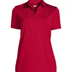 School Uniform Women's Short Sleeve Rapid Dry Sport Neck Polo Shirt