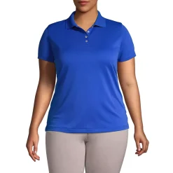 School Uniform Women's Short Sleeve Polyester Polo Shirt