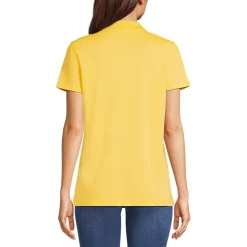 School Uniform Women's Short Sleeve Polyester Polo Shirt