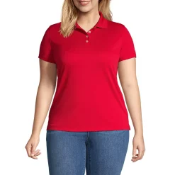 School Uniform Women's Short Sleeve Polyester Polo Shirt