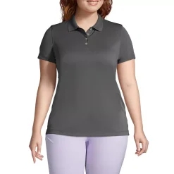School Uniform Women's Short Sleeve Polyester Polo Shirt