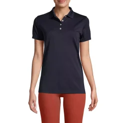 School Uniform Women's Short Sleeve Polyester Polo Shirt