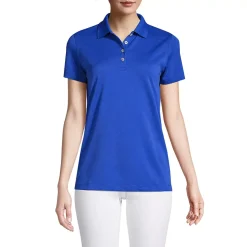 School Uniform Women's Short Sleeve Polyester Polo Shirt