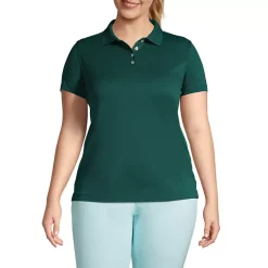 School Uniform Women's Short Sleeve Polyester Polo Shirt