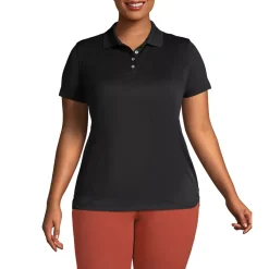 School Uniform Women's Short Sleeve Polyester Polo Shirt