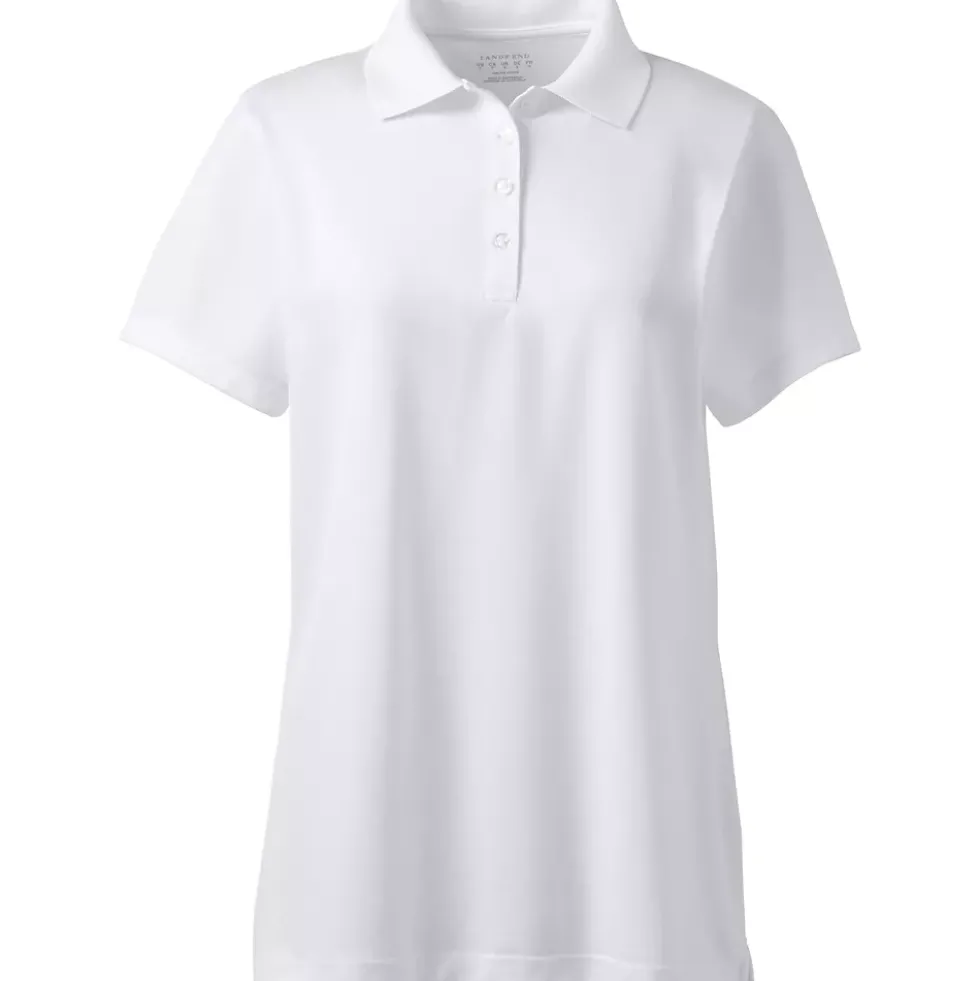 School Uniform Women's Short Sleeve Polyester Polo Shirt