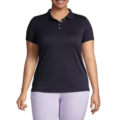 School Uniform Women's Short Sleeve Polyester Polo Shirt