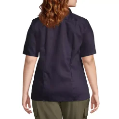 School Uniform Women's Short Sleeve Performance Twill Shirt