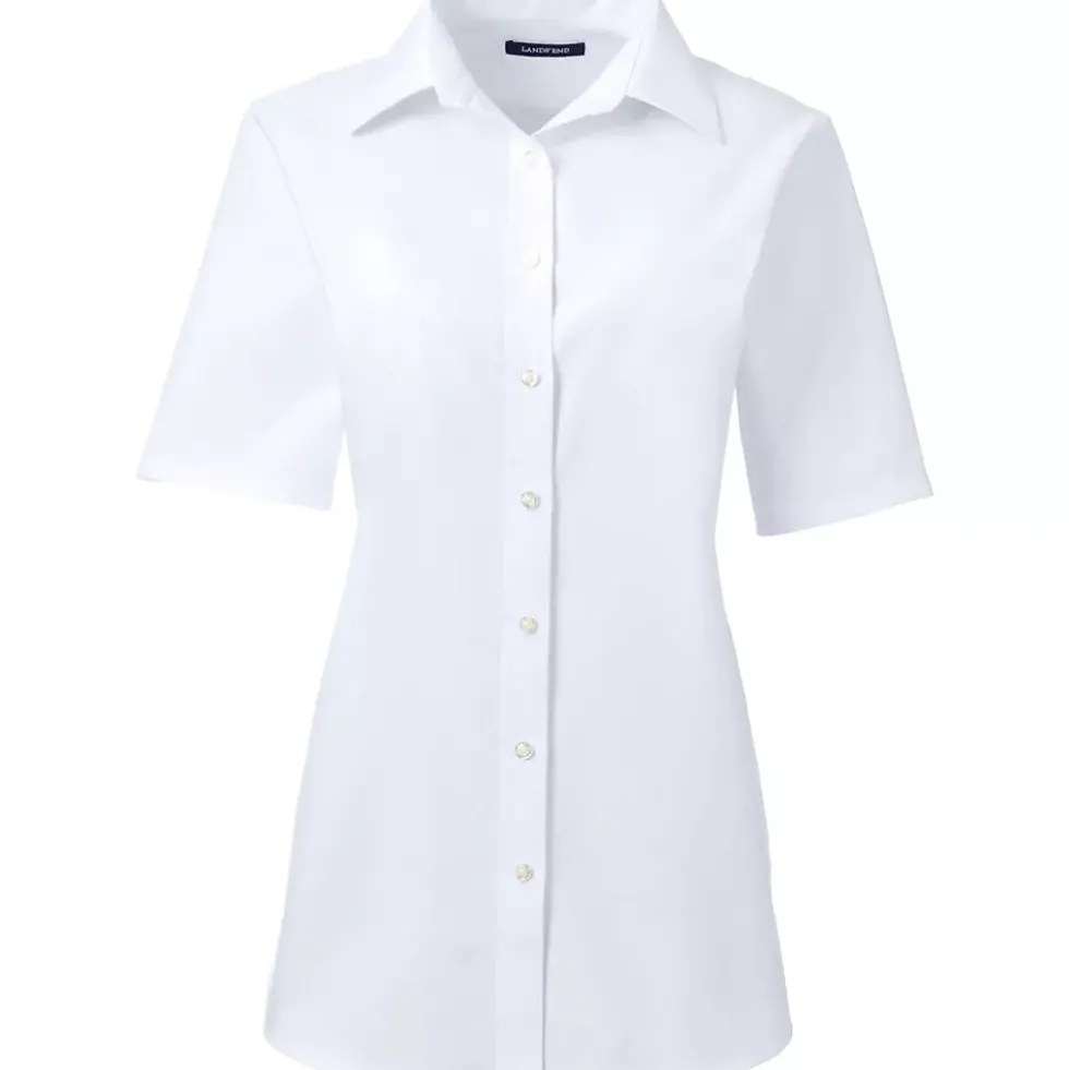 School Uniform Women's Short Sleeve Oxford Shirt