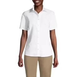 School Uniform Women's Short Sleeve Oxford Shirt