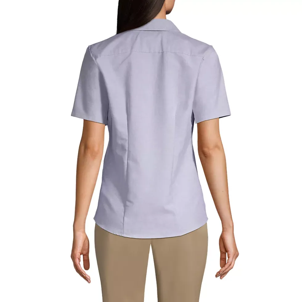 School Uniform Women's Short Sleeve Oxford Shirt