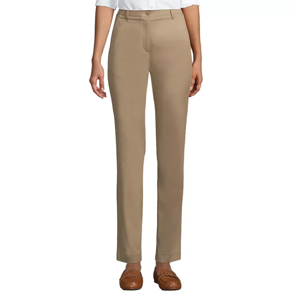 School Uniform Women's Slim Leg Chino Pants