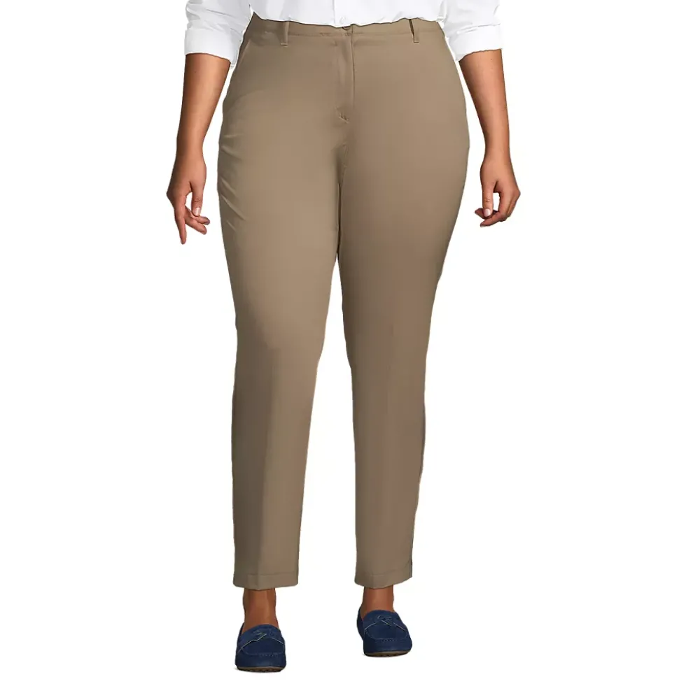 School Uniform Women's Slim Leg Chino Pants