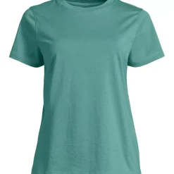 School Uniform Women's Supima Jersey Short Sleeve Relaxed Tee Shirt