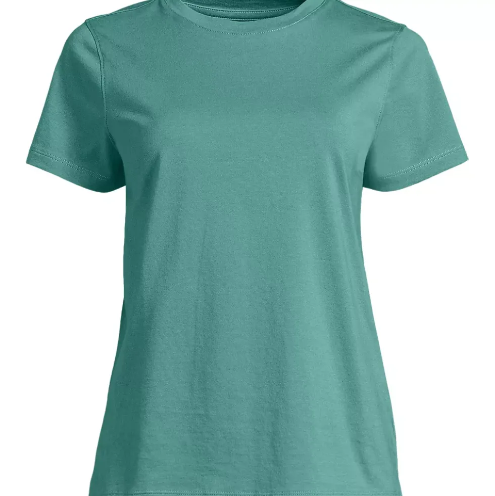 School Uniform Women's Supima Jersey Short Sleeve Relaxed Tee Shirt