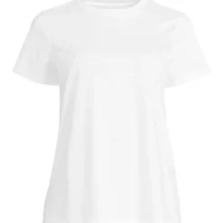 School Uniform Women's Supima Jersey Short Sleeve Relaxed Tee Shirt