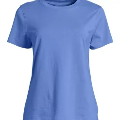 School Uniform Women's Supima Jersey Short Sleeve Relaxed Tee Shirt