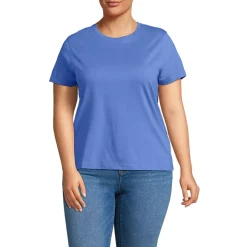 School Uniform Women's Supima Jersey Short Sleeve Relaxed Tee Shirt
