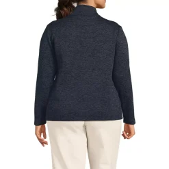 School Uniform Women's Sweater Fleece Zip Front Jacket