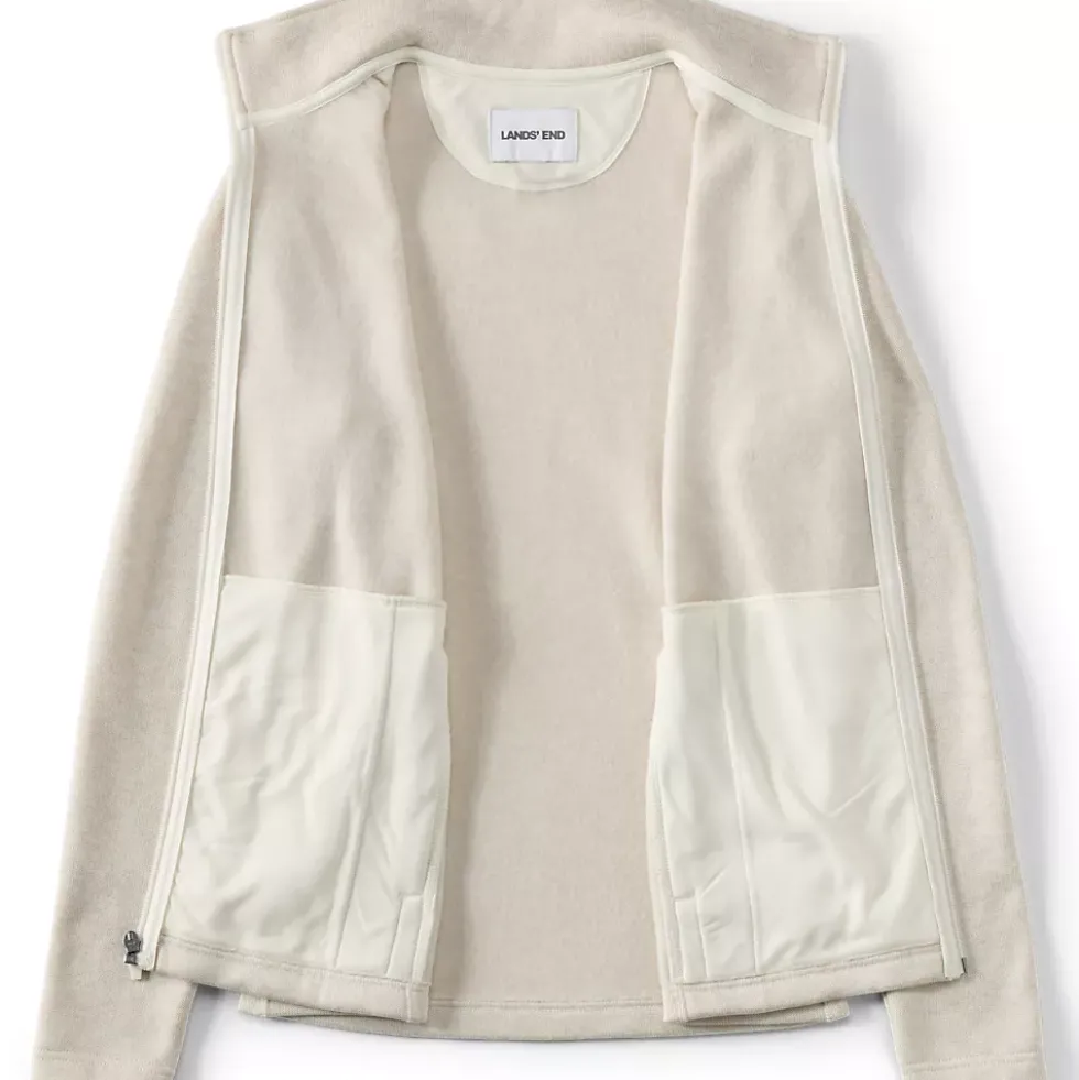 School Uniform Women's Sweater Fleece Zip Front Jacket
