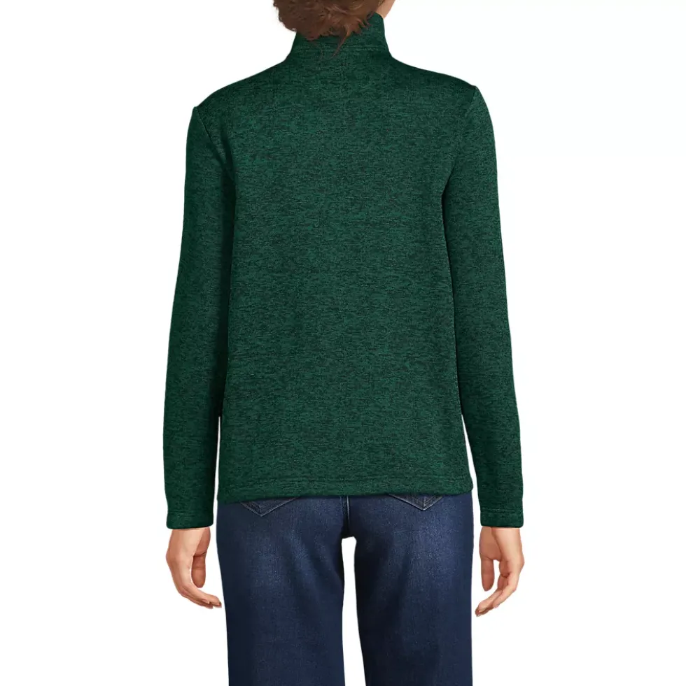 School Uniform Women's Sweater Fleece Zip Front Jacket