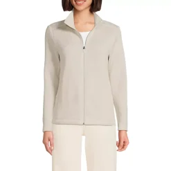 School Uniform Women's Sweater Fleece Zip Front Jacket