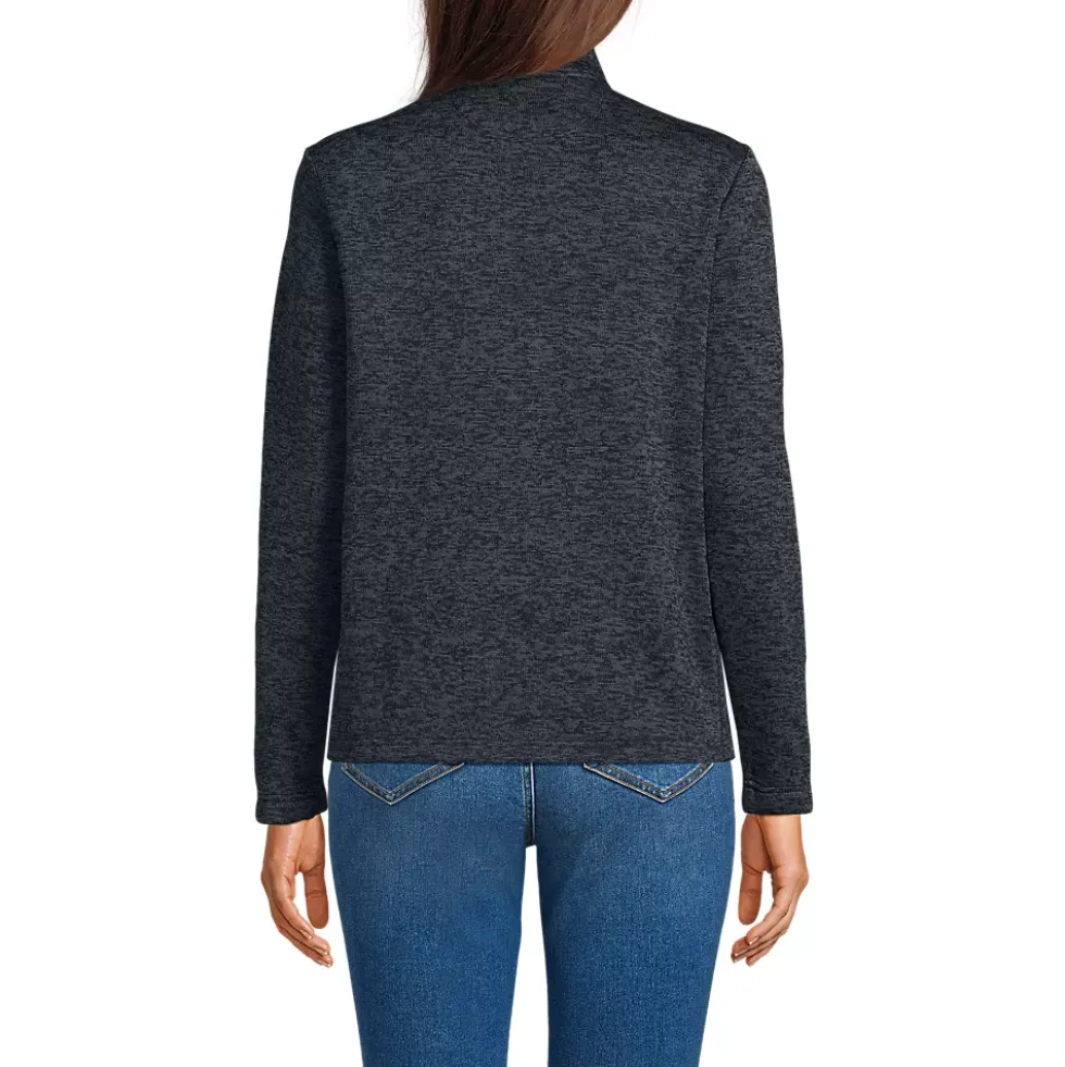 School Uniform Women's Sweater Fleece Zip Front Jacket