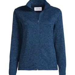 School Uniform Women's Sweater Fleece Zip Front Jacket