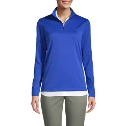 School Uniform Women's Textured Quarter Zip Pullover