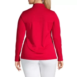 School Uniform Women's Textured Quarter Zip Pullover