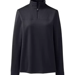 School Uniform Women's Textured Quarter Zip Pullover