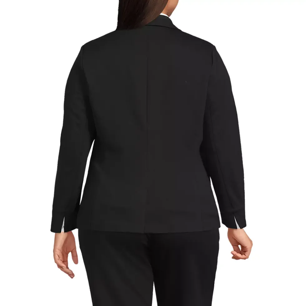 School Uniform Women's Two Button Ponte Blazer