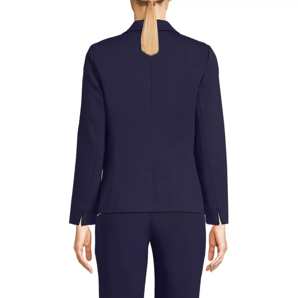 School Uniform Women's Two Button Ponte Blazer