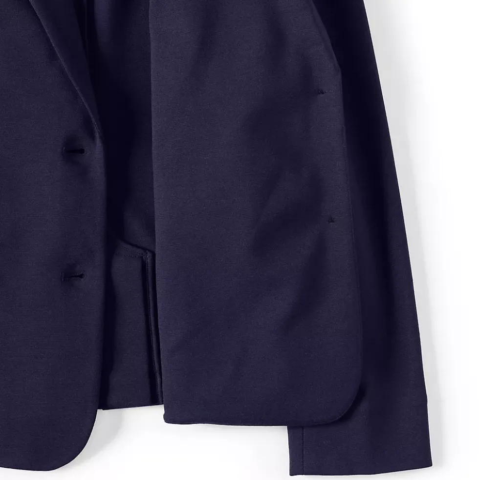 School Uniform Women's Two Button Ponte Blazer