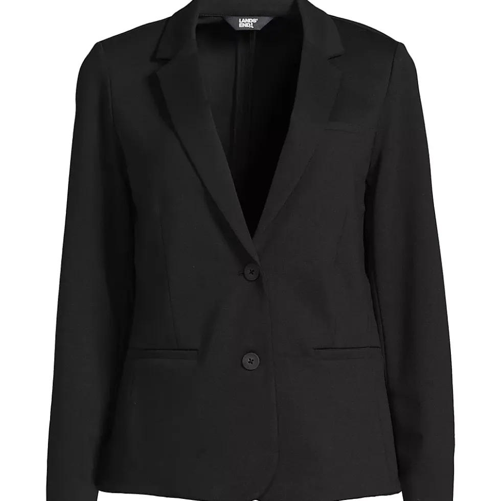 School Uniform Women's Two Button Ponte Blazer