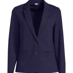 School Uniform Women's Two Button Ponte Blazer