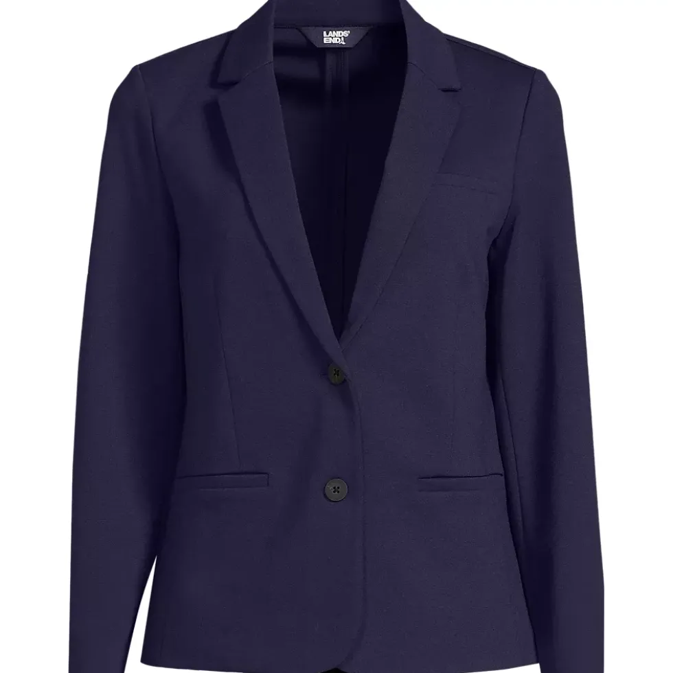School Uniform Women's Two Button Ponte Blazer