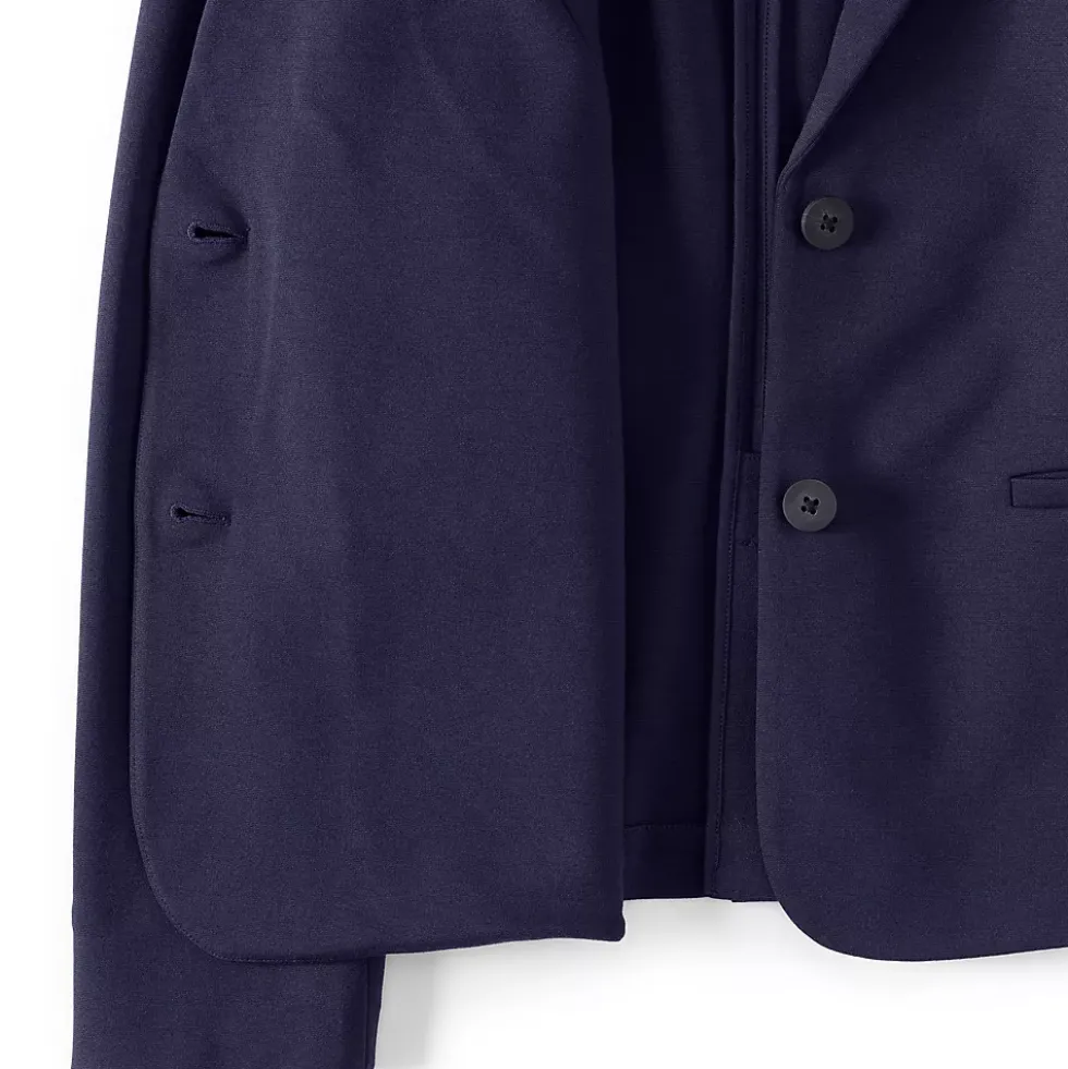 School Uniform Women's Two Button Ponte Blazer