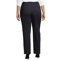 School Uniform Women's Washable Wool Straight Modern Pants