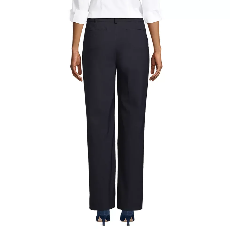 School Uniform Women's Washable Wool Plain Comfort Trousers