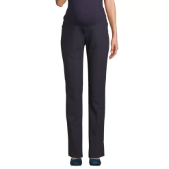 School Uniform Women's Washable Wool Maternity Straight Leg Pants