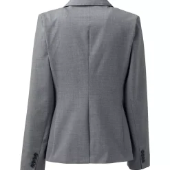 School Uniform Women's Washable Wool Two Button Traditional Blazer