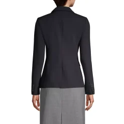School Uniform Women's Washable Wool Two Button Traditional Blazer