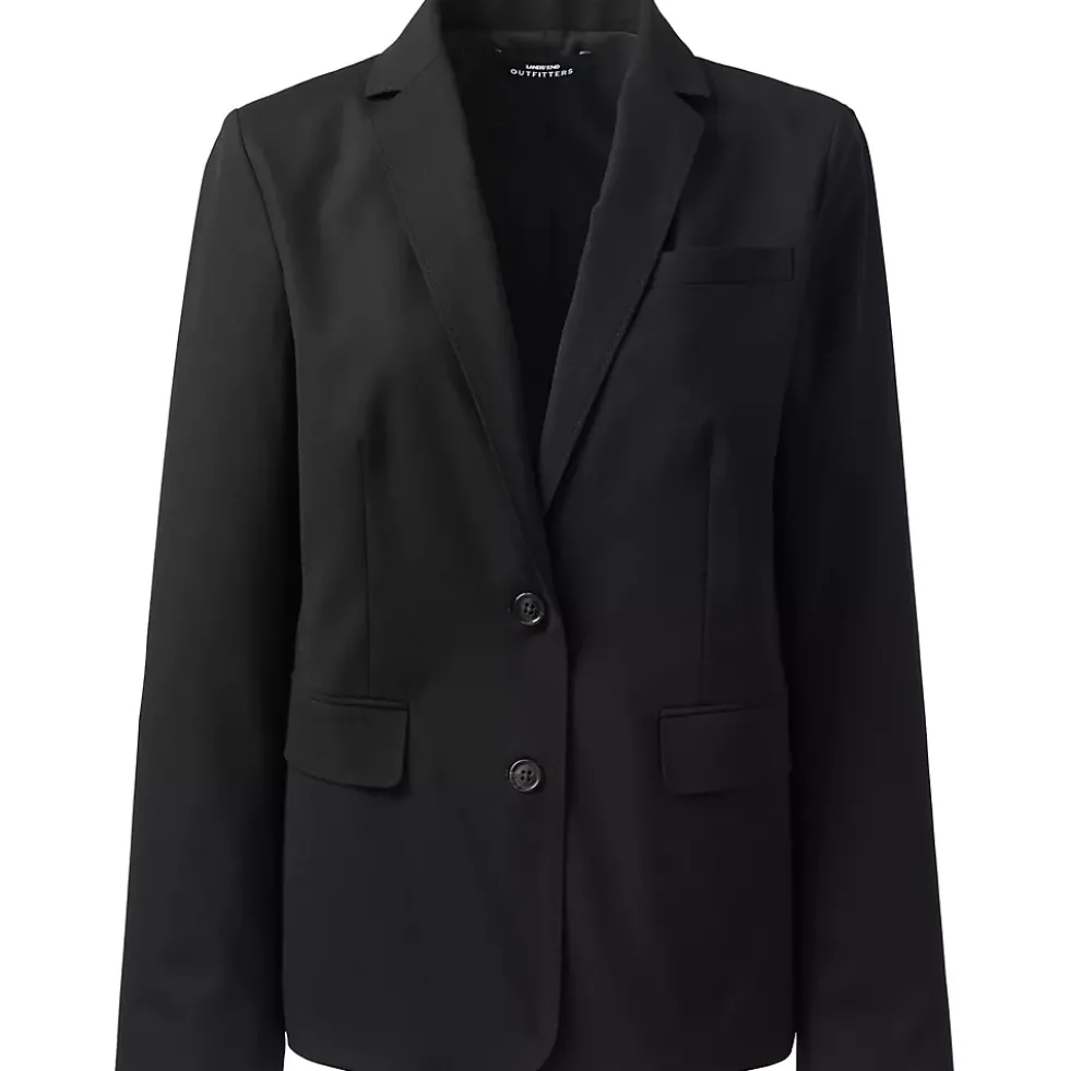 School Uniform Women's Washable Wool Two Button Traditional Blazer
