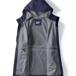 School Uniform Women's Waterproof Hooded Packable Rain Jacket