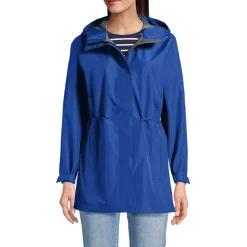 School Uniform Women's Waterproof Hooded Packable Rain Jacket