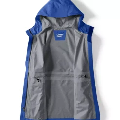School Uniform Women's Waterproof Hooded Packable Rain Jacket
